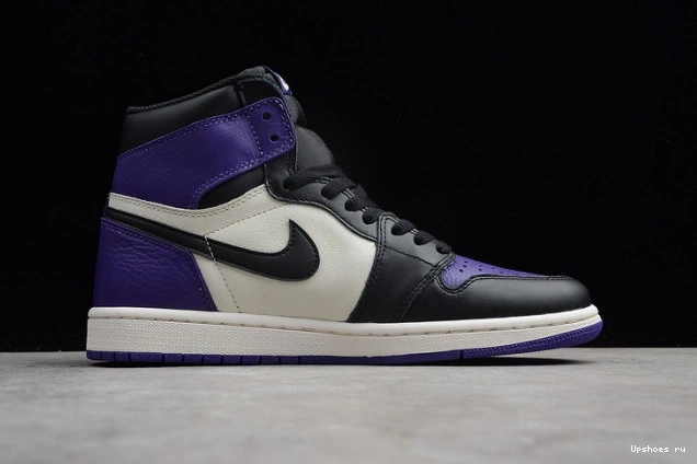 Purple' Retro 'Court Jordan 555088-501 High 1 OG Air 0720